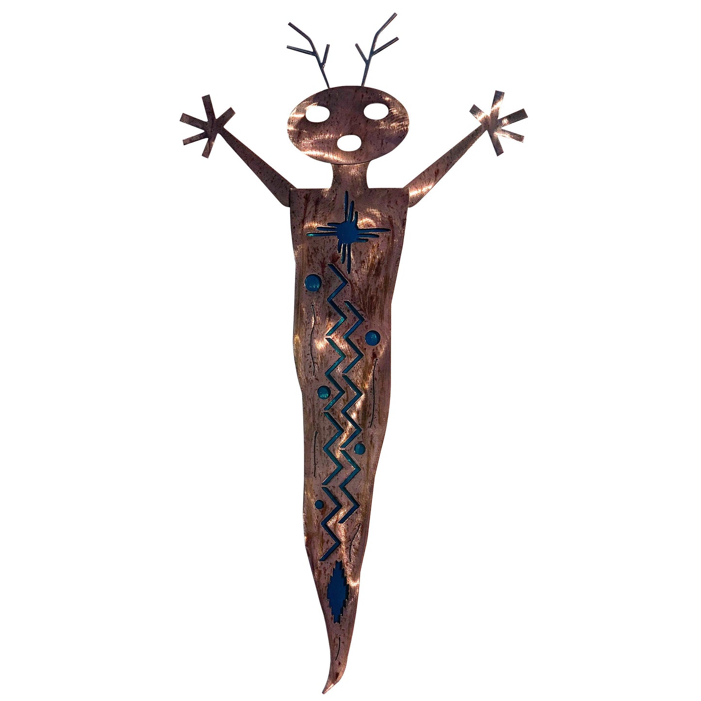 Alien Shaman Metal Wall Decor