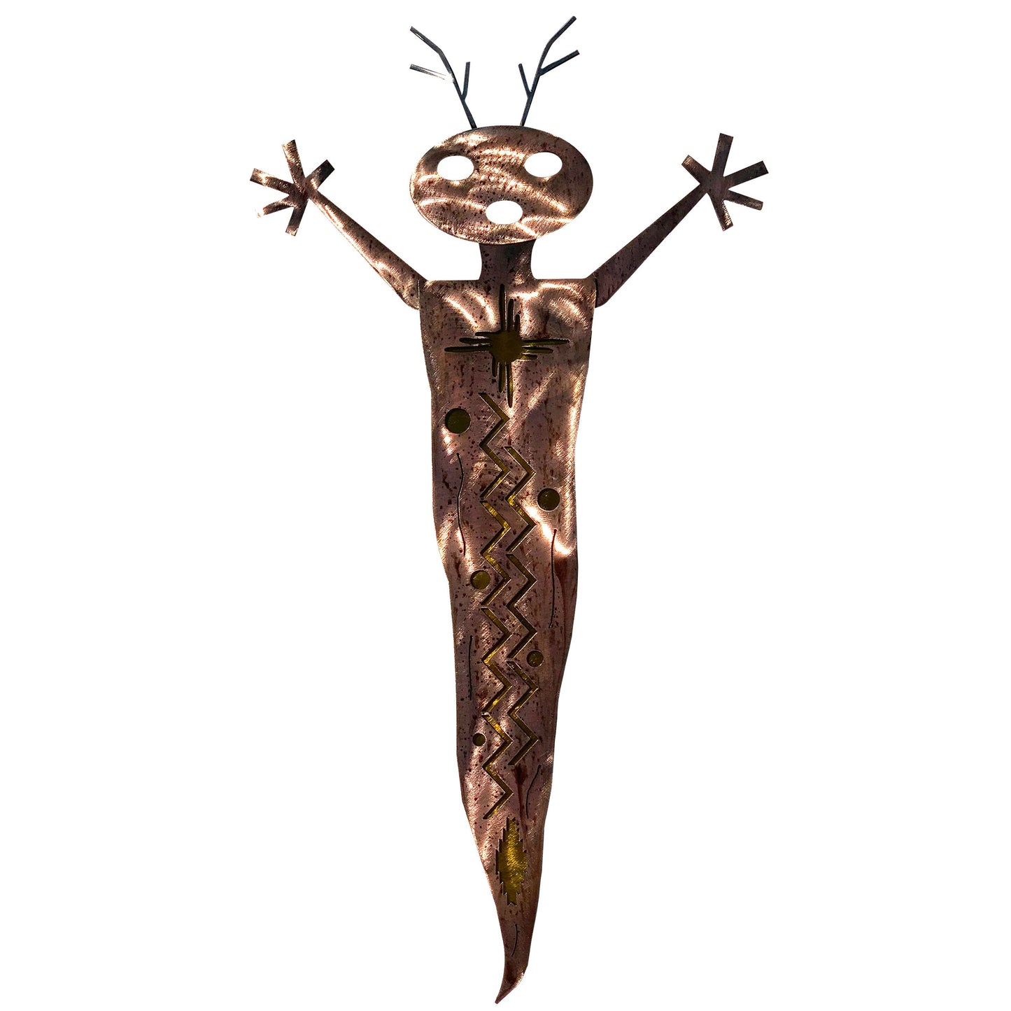 Alien Shaman Metal Wall Decor