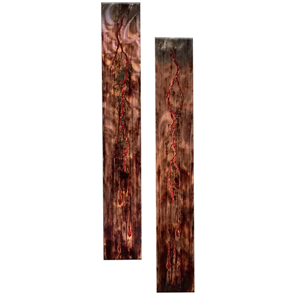 Lightning Metal Wall Decor Set