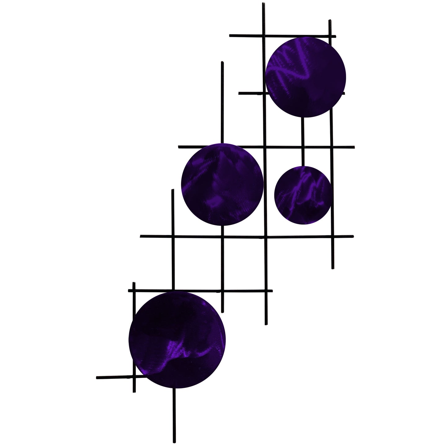 Satellite Circles Metal Wall Decor