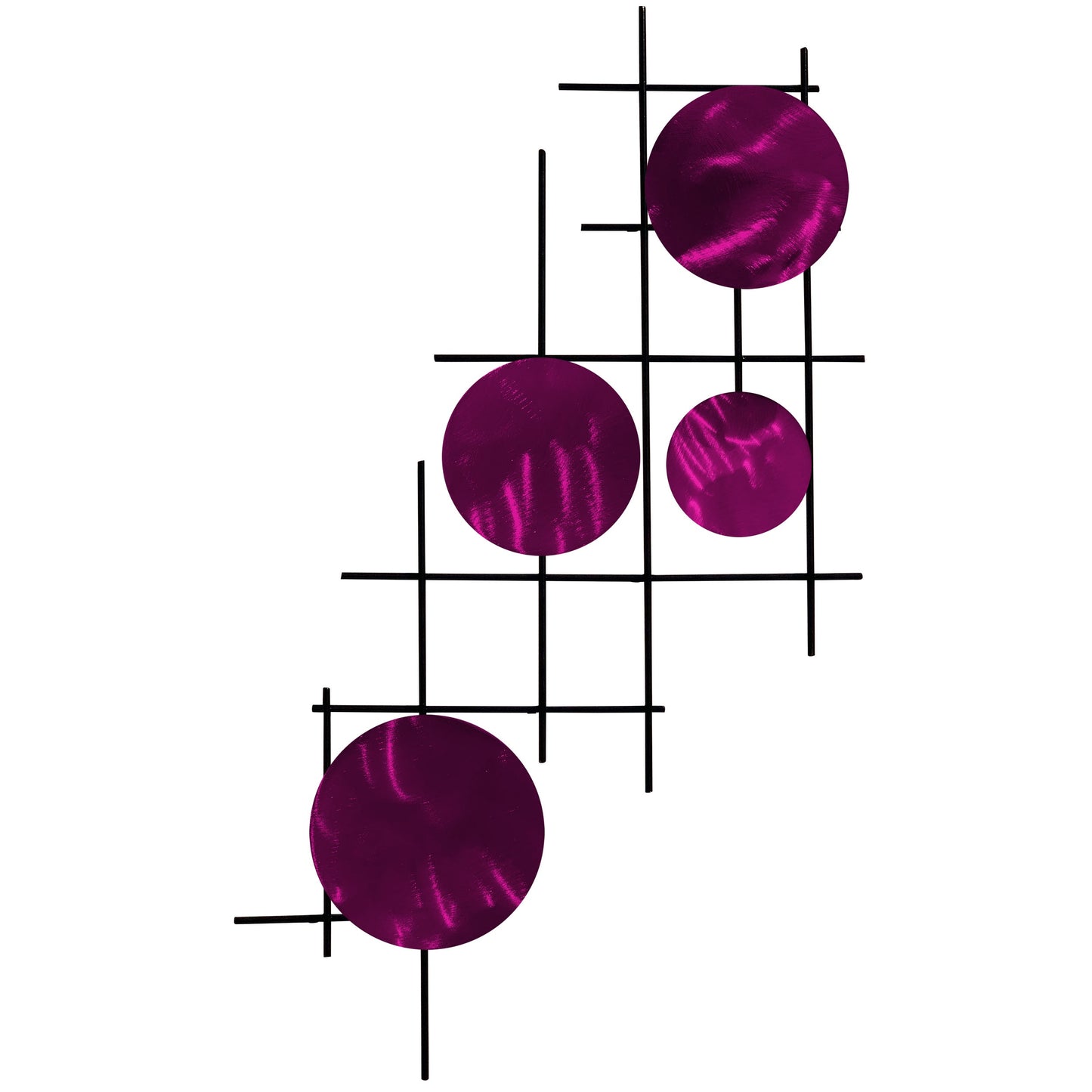 Satellite Circles Metal Wall Decor