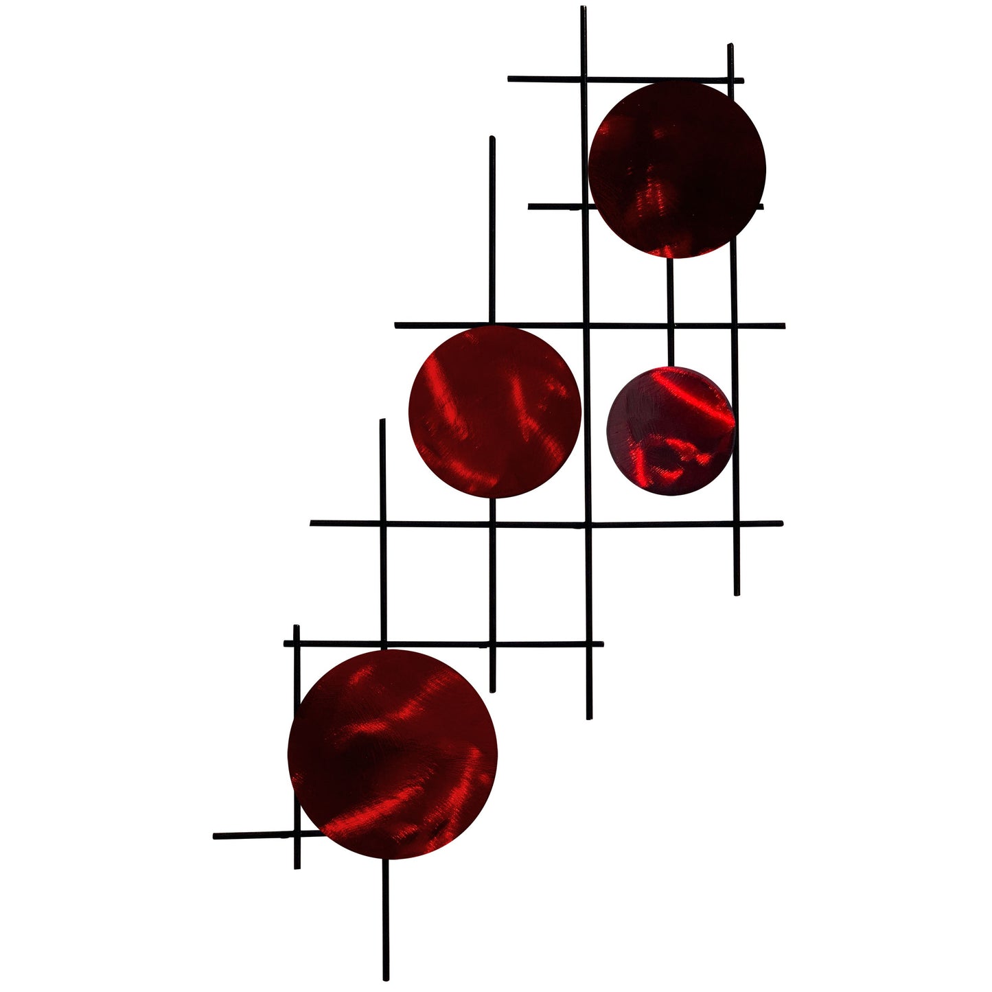 Satellite Circles Metal Wall Decor