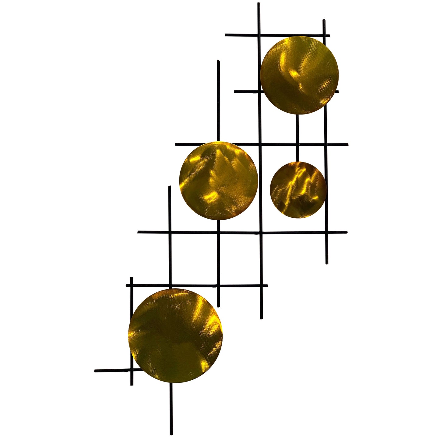 Satellite Circles Metal Wall Decor