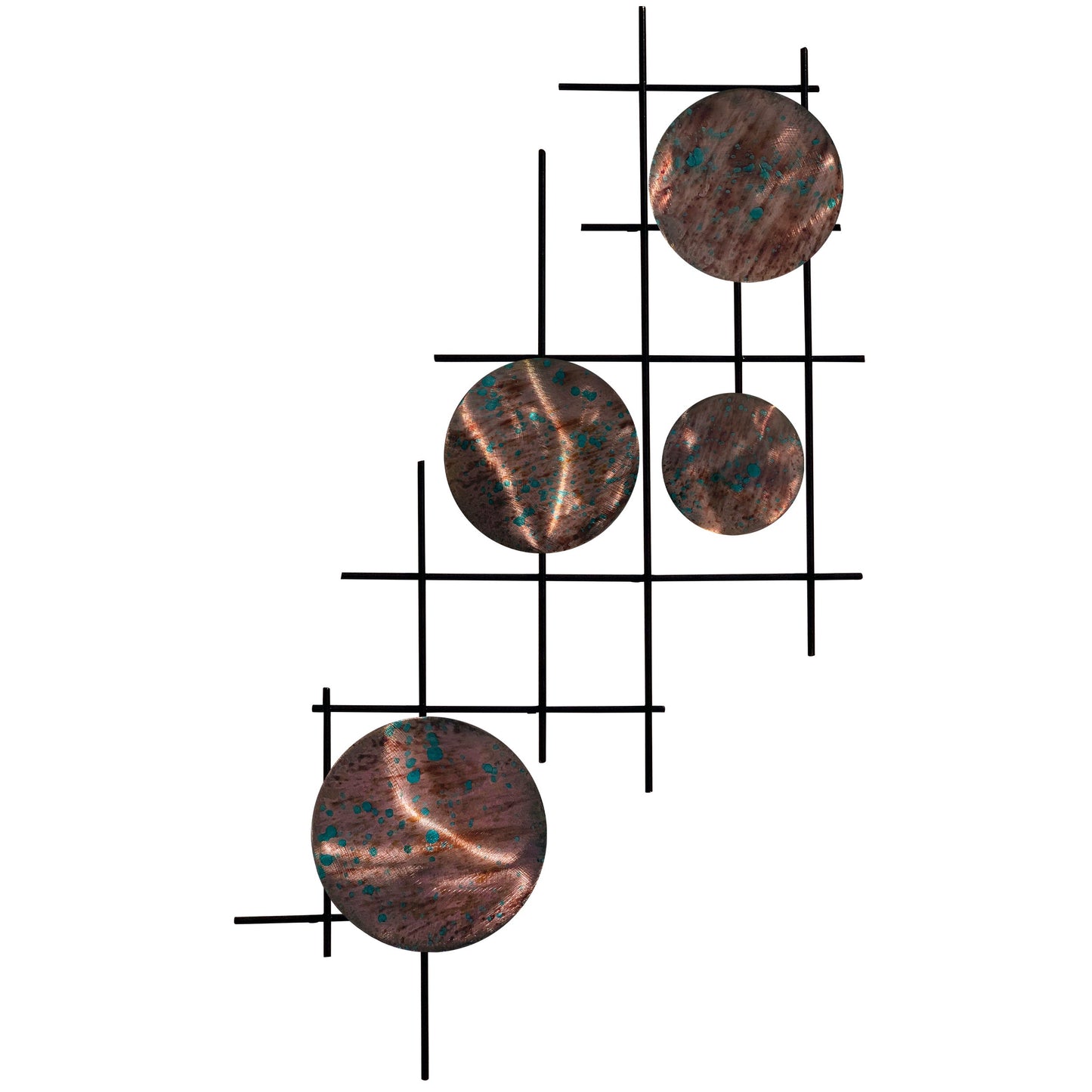 Satellite Circles Metal Wall Decor