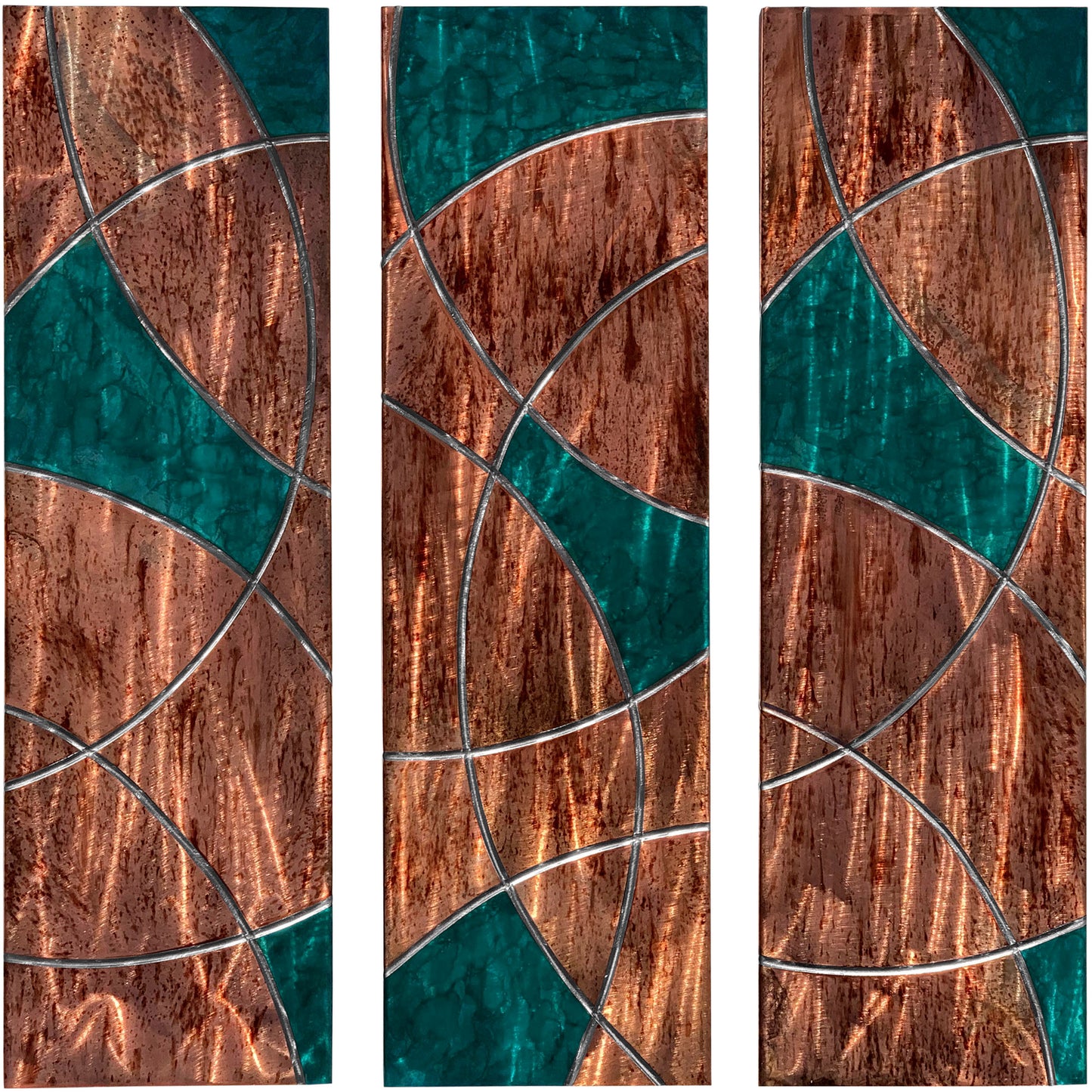 Planks Metal Wall Decor Set