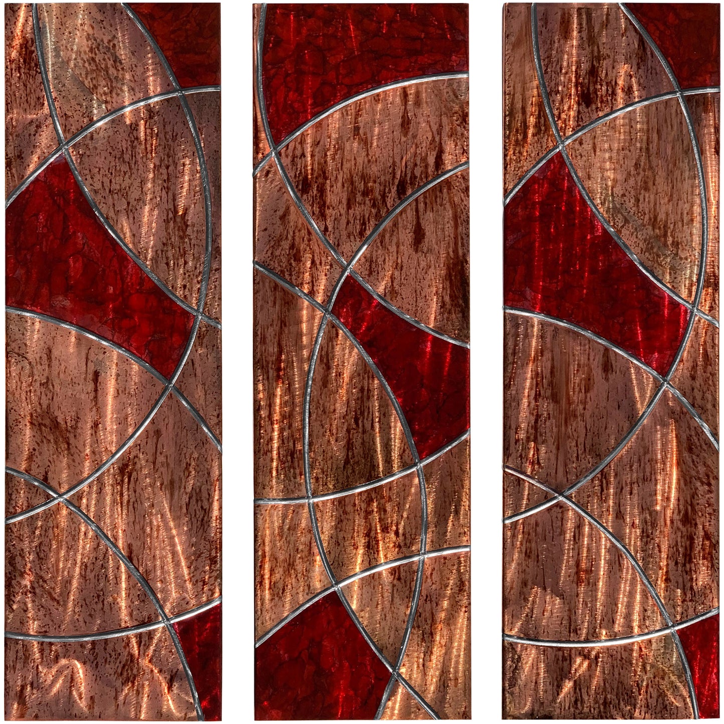 Planks Metal Wall Decor Set