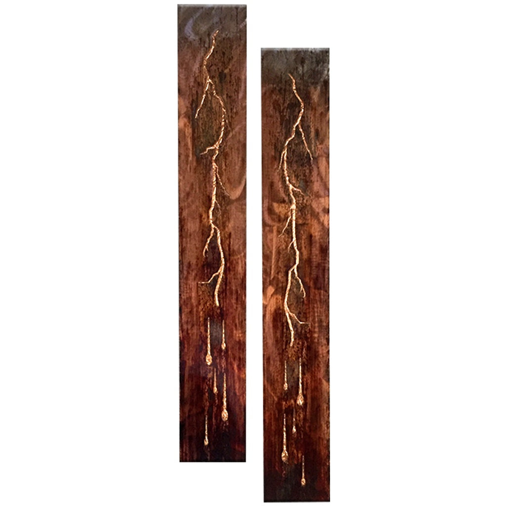 Lightning Metal Wall Decor Set