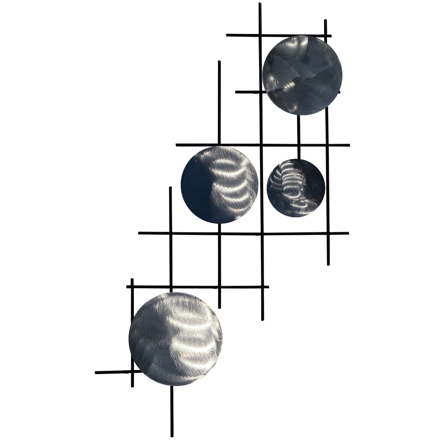 Satellite Circles Metal Wall Decor